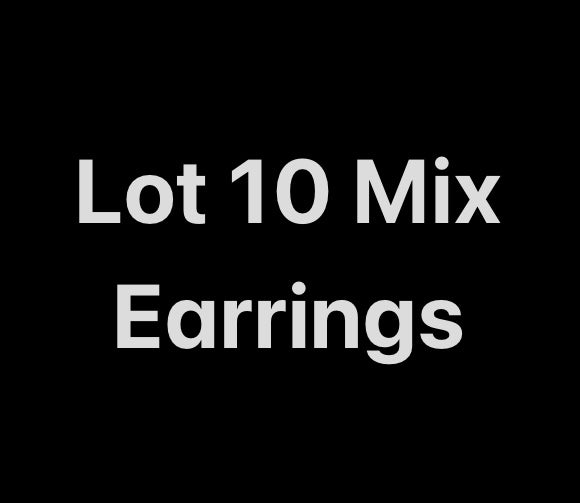 A- LOT of 10 Mixing Earrings