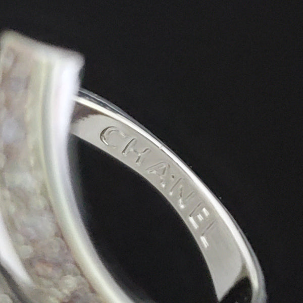 CHANEL Etoile Filante Diamond Star Ring Size 7 adjustable  ED20196