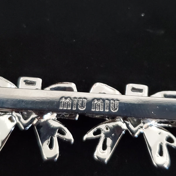 MIUMIU Crystal  Hair Clip ed20210