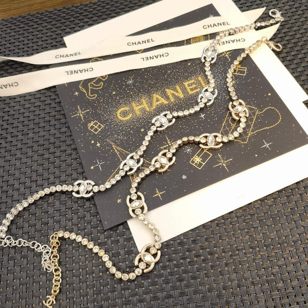 CHANEL CC CRYSTAL NECKLACE NL10052/NL10053