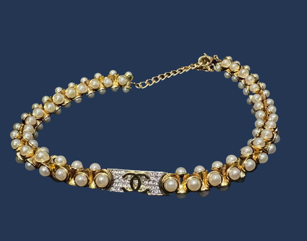 Chanel Choker Necklace 17.5 inch  NL10148