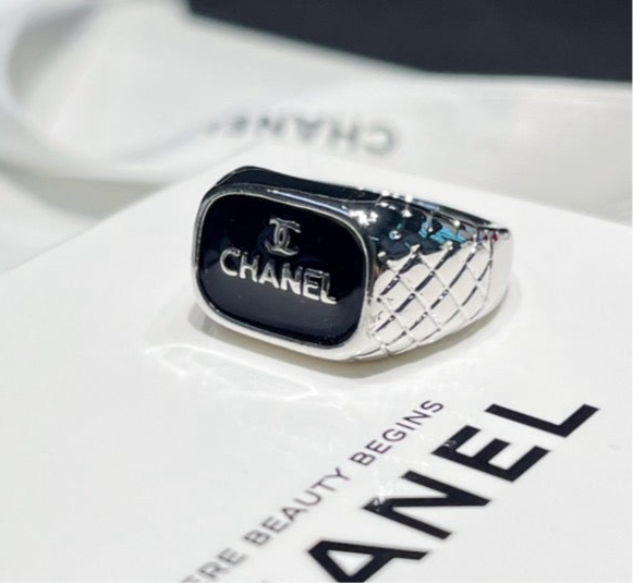 CHANEL Ring Band Ring ED20128 size 7.5