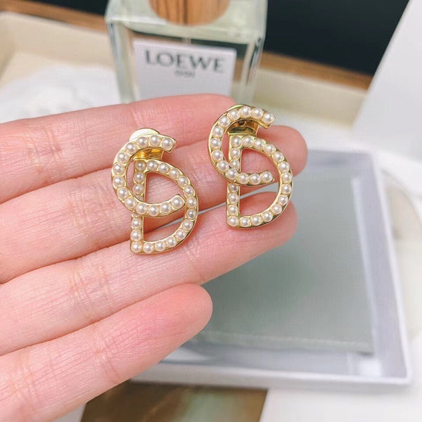 DIOR mini Pearl Earring Studs ED20267