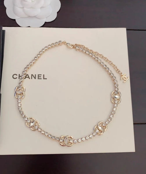 CHANEL CC CRYSTAL NECKLACE NL10052/NL10053