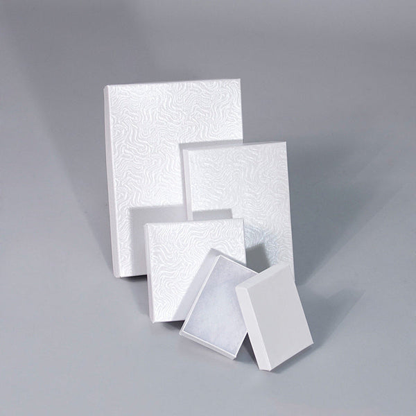 Present Gift Packing Package - Black or White Cotton Package Jewelry Gift Box - Variety size