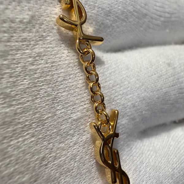 Yves Saint Laurent YSL Necklace Gold tone nl10101