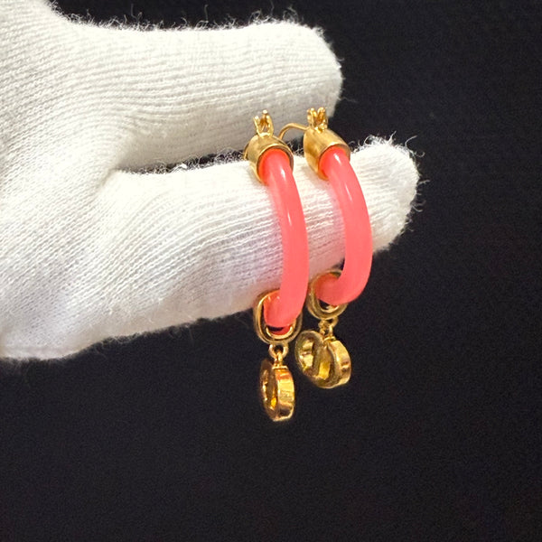 Christian Dior CD earrings pink ED20213
