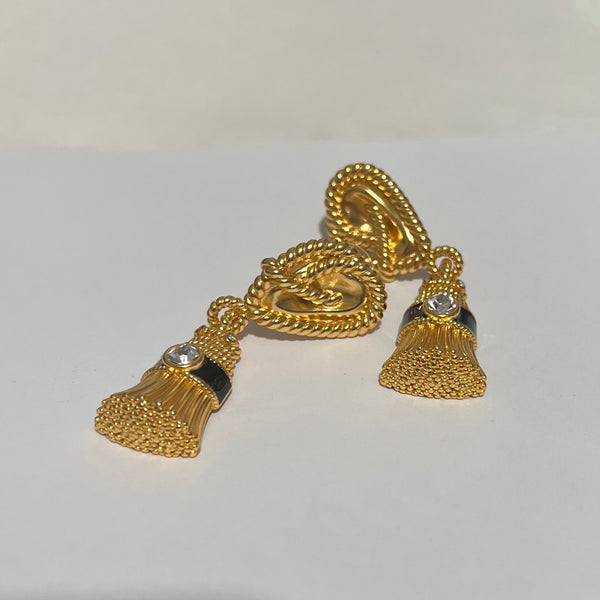 Loren Steward 24k GOLD DANGLE EARRINGS ED20036