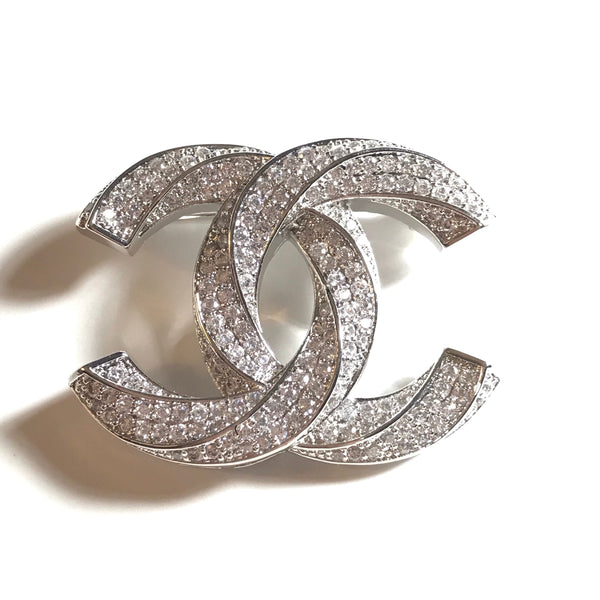 CHANEL CRYSTAL BROOCH BH.40063