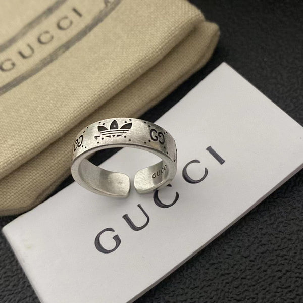 Gucci Adidas Ring size 7 adjustable ED20129
